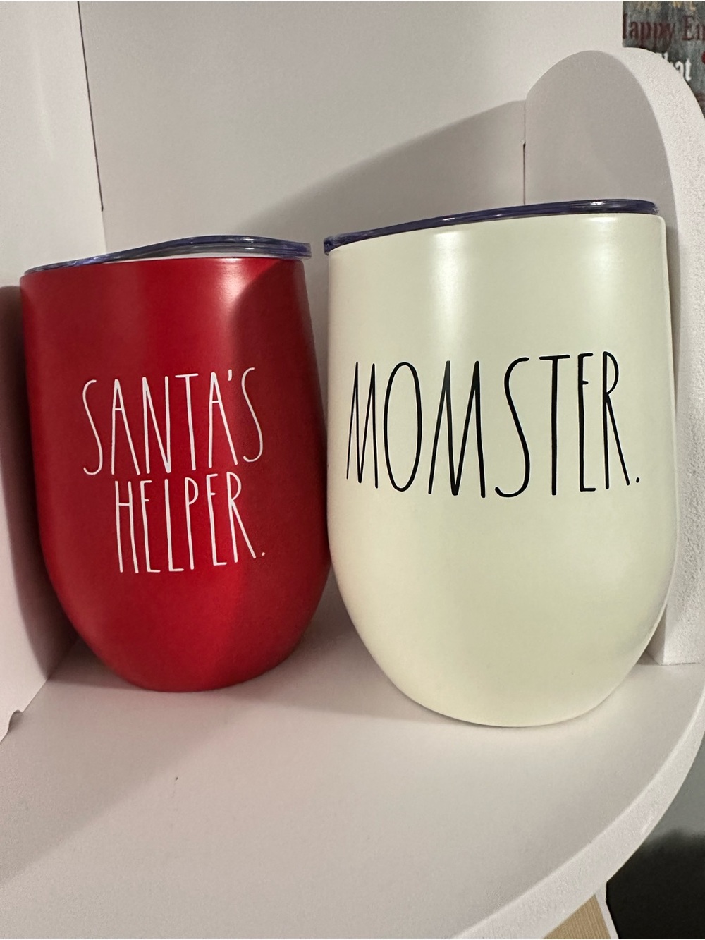 Rae Dunn insulated wine tumblers bundle